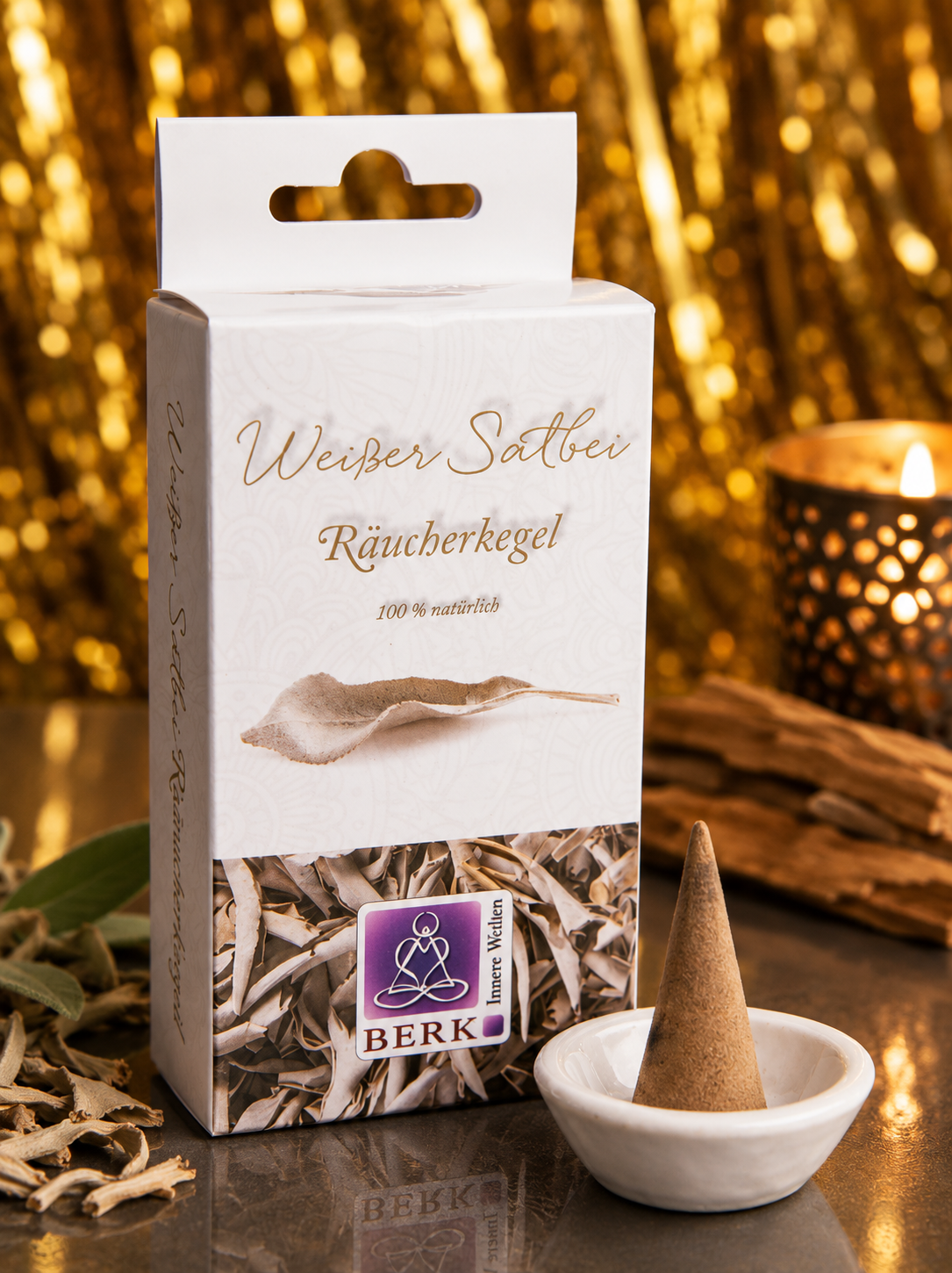 Pyramides d'encens Sauge Blanche