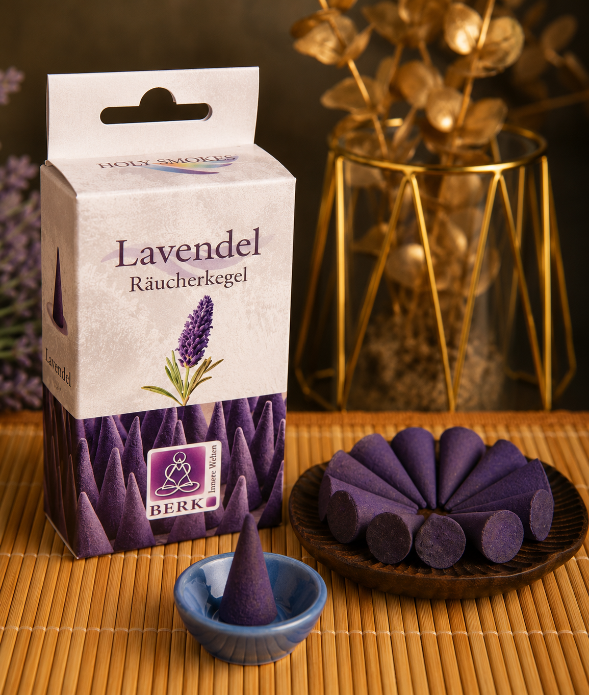Cônes d'encens – Fleurs de Lavande