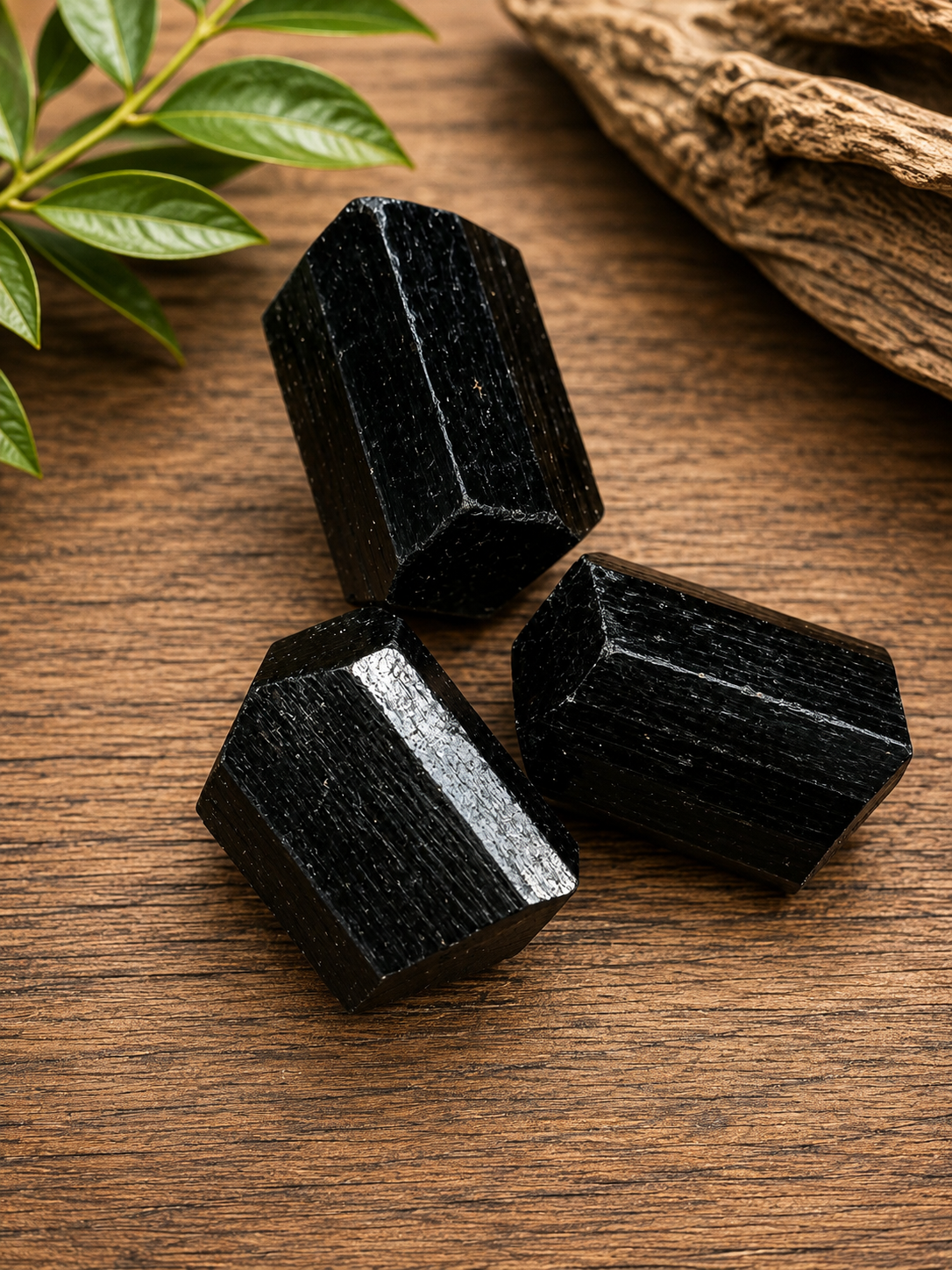 Petite tourmaline noire biterminée – Népal